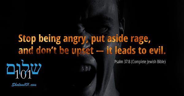Anger Psalm 37:8